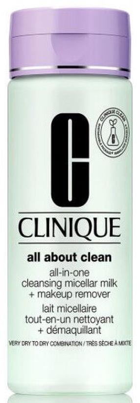 Attīrošs sejas piens Clinique All About Clean Cleansing Micellar Milk + Makeup Remover Women, 200 ml