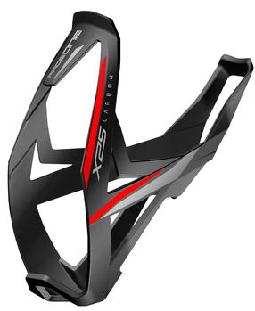 Держатель для бутылки RaceOne X25, углеродное волокно, черный цв./красный цв.
