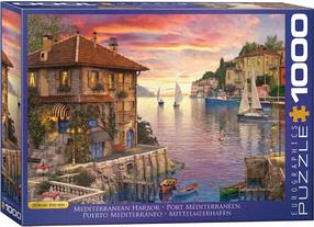 Пазл Eurographics Mediterranean Harbor 6000-0962, 67.6 см x 48.9 см, 1000 шт., многоцветный