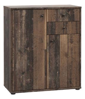 Kumode Forte Tempra 2 T2KK50-H51, tumši brūna krās., 86 cm x 74 cm x 35 cm