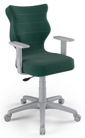 Bērnu darba krēsls Duo VT05 Size 5, 40 x 40 x 86 - 99 cm, zaļa krās./pelēka krās.