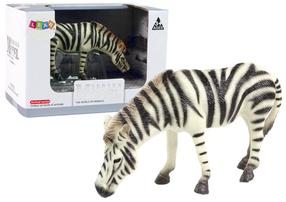 Žaislinė figūrėlė Lean Toys Animal Series Zebra 12288, 12 cm, balta sp./juoda sp.