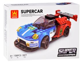 Konstruktor, auto Wange Super Champions Supercar, 138 tk, sinine v./punane v.