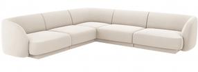Nurgadiivan Micadoni Home Miley Velvet Symmetrical, hele pruun v., 252 x 252 cm x 74 cm