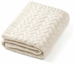 Pledas BabyOno Merino Wool 1648/03, 75 x 100 cm, balta sp.