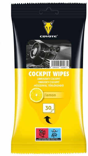 Auto armatuurlaua salvrätikud Coyote Cockpit Lemon