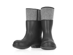 Guminiai batai vyrams Geko G90550, su aulu, su pašiltinimu, juoda sp., 43 dydis