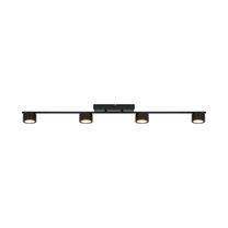 Šviestuvas lubų Domoletti Luca P19070-4TU, LED, 3000 °K, 4 x 4 W, juoda sp. / juoda sp.
