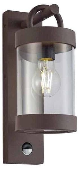 Āra sienas lampa Trio Sambesi 204169124, 28W, E27, IP44, brūna krās., 12 cm x 33 cm