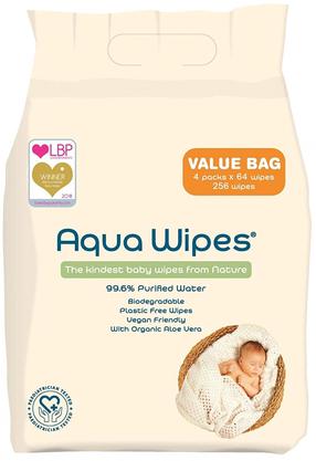 Bērnu salvetes Aqua Wipes, 256 gab.