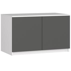 Spintelė Akord S90, balta sp./pilka sp., 51 cm x 90 cm x 55 cm