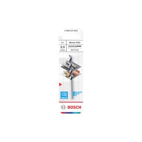 Metallist puur Bosch, metall, silindriline, 2.5 mm x 5.7 cm