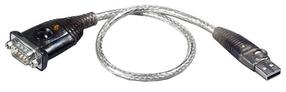 Laidas Aten UC-232A USB, DB9 male, 35 m, juoda sp.