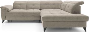 Kampinė sofa Inferne Raquel 20, smėlio sp., dešininė, 297 x 210 cm x 107 cm