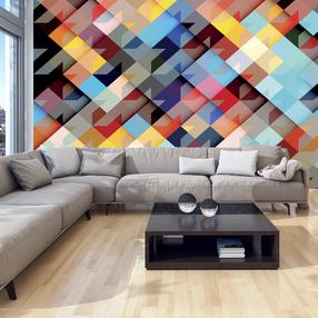 Fototapete Artgeist Colour Patchwork 3XLNEW011564, 245 cm x 350 cm