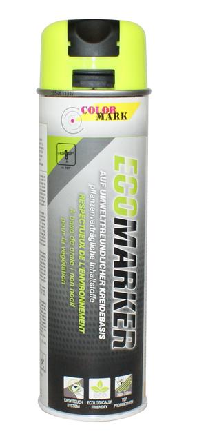 Aerozoliniai dažai Motip Colormark Ecomarker 500ml White, žymėjimui, balta sp., 0.5 l