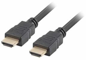 Кабель Lanberg CA-HDMI-11CC-0005-BK HDMI A Male, HDMI 1.4 Male, 0.5 м, черный цв.