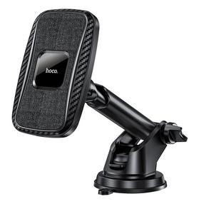 Автомобильное зарядное устройство Hoco CA75 15W Magnetic Qi, Qi Wireless, черный цв., 15 Вт