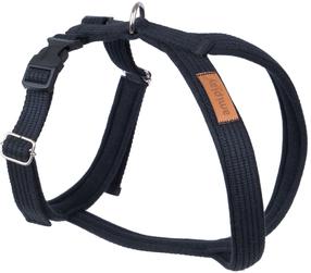 Petnešos šunims Amiplay Cotton Grand Soft, juoda sp., 490 - 590 mm, 49-59