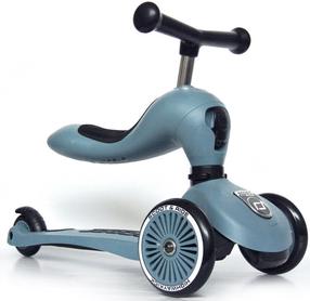 Детский самокат Scoot and Ride, синий цв.