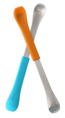 Šaukštelis Boon Swap B298, 4 mėn., plastikas/nerūdijantysis plienas, mėlyna sp./oranžinė sp.