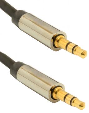 Laidas Gembird 3.5mm to 3.5mm 3.5 mm male, 3.5 mm male, 1 m, juoda