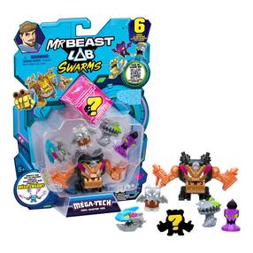 Figūrėlių rinkinys Beast Lab Swarms Mega Tech 24937, 6 vnt., įvairių spalvų