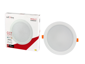 Светильник врезной LED Line Molly, 3000-6000°К, LED, белый цв., 18 Вт