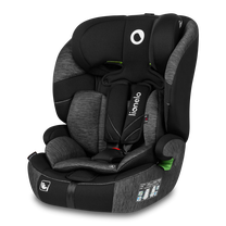 Automobilinė kėdutė Lionelo Levi One i-Size, juoda sp./pilka sp., 76 - 150 cm