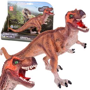Žaislinė figūrėlė, dinozauras Dinosaur World Tyrannosaurus Rex, 10 cm, ruda sp.