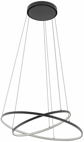 Lampa griesti Nowodvorski Circolo, LED, 4000 °K, 2 x 35 W, balta krās. / melna krās.