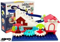 Kaladėlės Lean Toys Building Block Track LT7894
