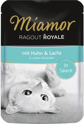 Šlapias kačių maistas Miamor Royale, vištiena/lašiša, 0.1 kg