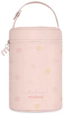 Gertuvės dėklas Miniland Thermibag Dolce, 700 ml, 0 mėn., 13 cm, aliuminis/tekstilė, rožinė sp.