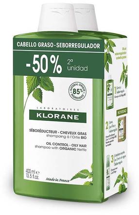 Šampoon Klorane Nettle, 2 tk, 0.4 ml