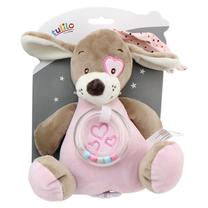 Lavinamasis žaislas kūdikiui, šuo Axiom New Baby, rožinė sp.