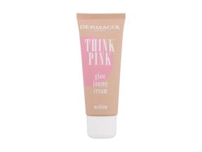 Skystas makiažo pagrindas Dermacol Think Pink Glow, medium sp., 30 ml