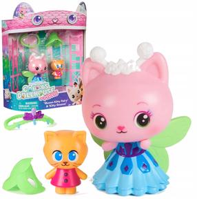 Набор фигурок, c аксессуарами Spin Master Gabbys Dollhouse Queen Kitty Fairy & Kitty Gnome, многоцветный
