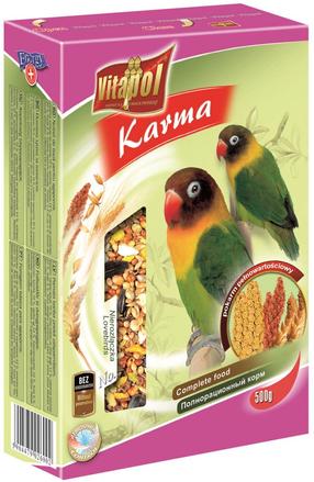 Sausas maistas Vitapol Complete for lovebirds, mažoms papūgoms, 0.5 kg