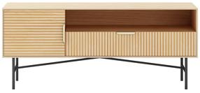 TV staliukas Home4you Bassel, smėlio sp., 120 cm x 40 cm x 50 cm