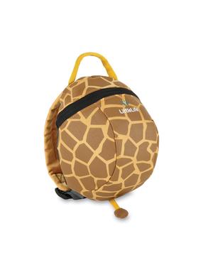 Bērnu mugursoma LittleLife Toddler Backpack Giraffe, brūna krās./dzeltena krās., 14 cm x 23 cm x 18 cm