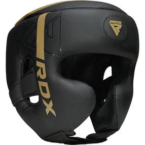 Poksikiiver RDX Head Guard F6 HGR-F6MGL-M, kuldne v./must v., M
