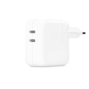 Telefona lādētājs Apple 35 W, 2 x USB-C, balta krās., 35 W
