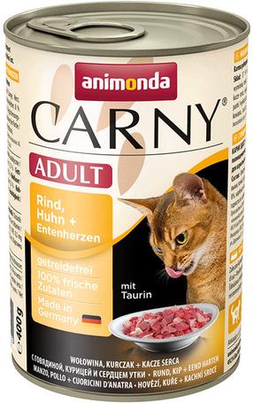 Влажный корм для кошек Animonda, говядина/курица/мясо утки, 0.4 кг