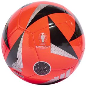 Futbola bumba Adidas Euro24 IN9375, 5 izmērs, sudraba krās./melna krās./sarkana krās.