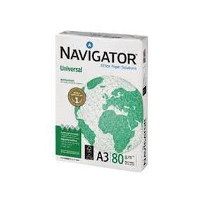 Kontoripaber Navigator, A3, 80 g/m², valge v., 42.5 cm x 30 cm, 500 lk. tk.