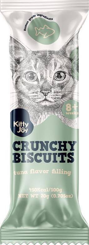 Kārumi kaķiem Kitty Joy Crunchy Biscuits, tunzivis, 0.02 kg