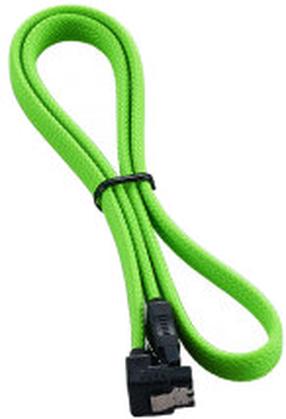 Vads Cablemod ModMesh ModMesh Right Angle SATA 3 Cable ModMesh Right Angle SATA 3 Cable SATA 3, SATA 3, 0.6 m, zaļa krās.