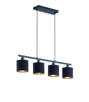 Lampa karināms Reality Tommy R30334079, E14, 4 x 60 W, zelta krās./melna krās. / melna krās.
