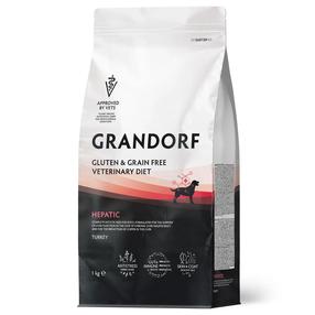 Сухой корм для собак Grandorf Hepatic, индюшатина, 1 кг